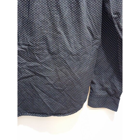 Denim & Flower Mens Black Polka Dot Long Sleeve Button-Down Shirt Size L - Picture 11 of 13